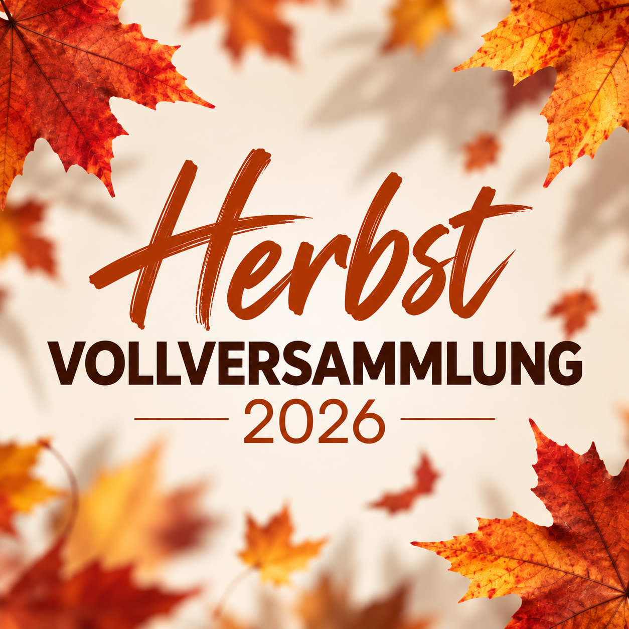  Herbstvollversammlung