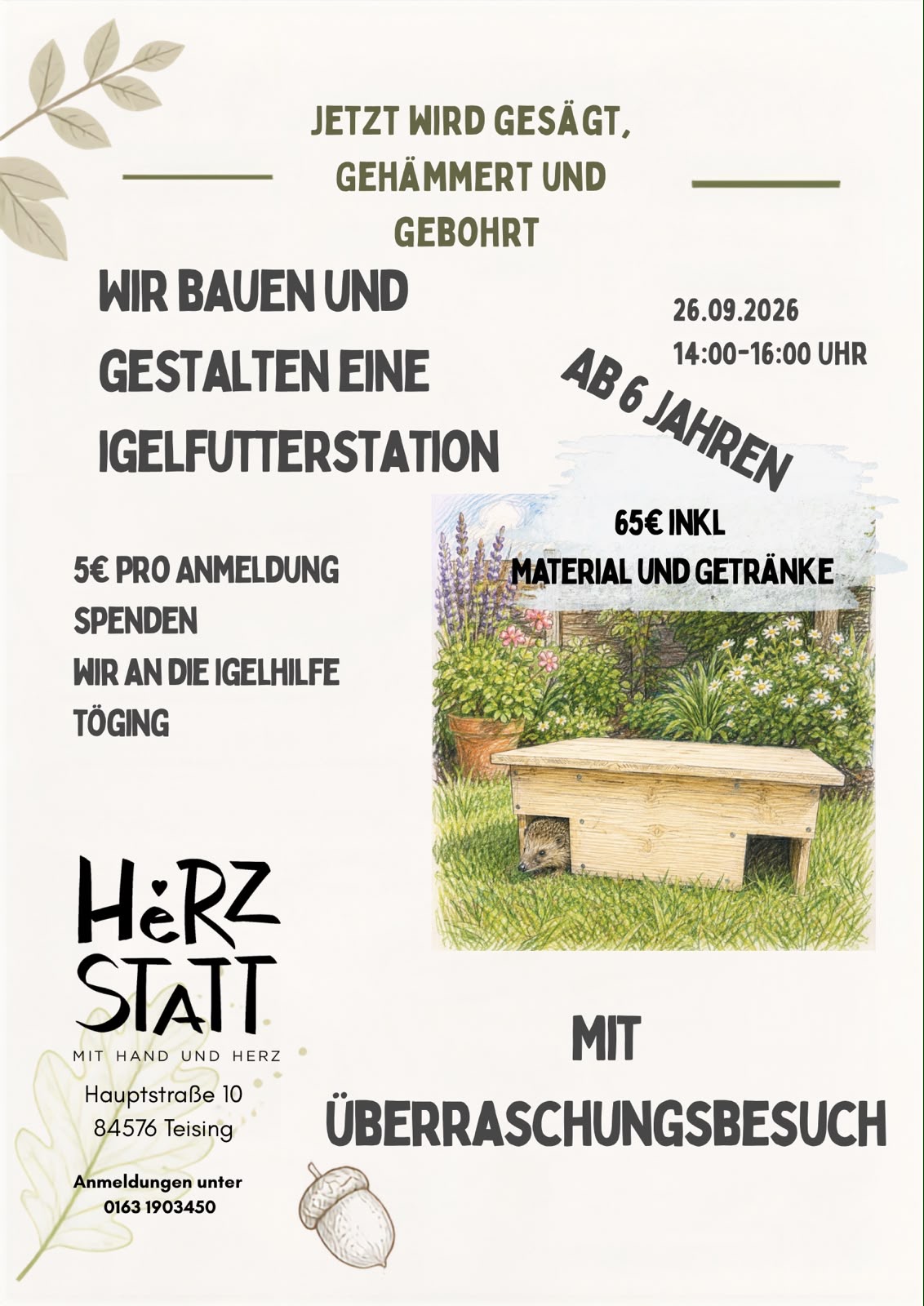 Gemeinsam anpacken für den Igelschutz!